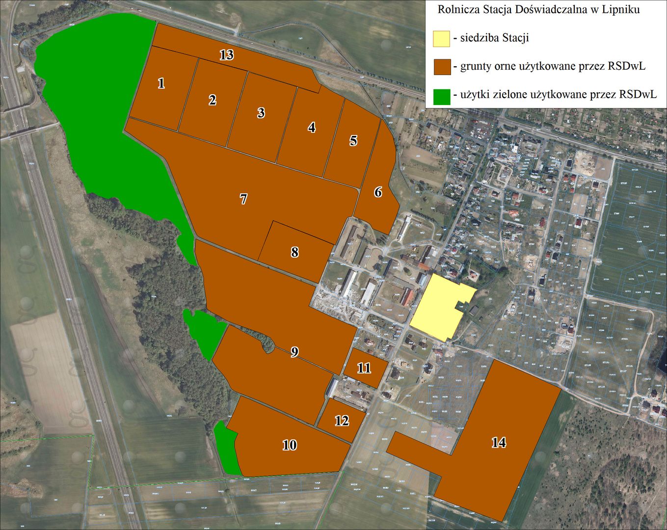 mapa z lokalizacją Stacji