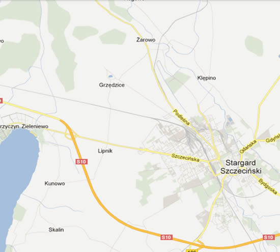 mapa z lokalizacją Stacji